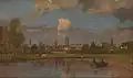 Oxford from the River with Christ Church in the Foreground