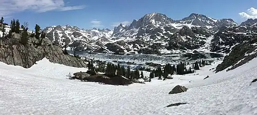 Fremont Peak über dem Island Lake