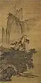 „Wind und Regen“ (風雨山水図). Ma Yuan (zugeschr.) Ende Südl. Song-Zeit, 13. Jh.