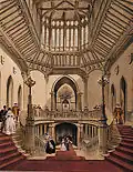Großes Treppenhaus, Windsor Castle, entworfen von Wyatville (1824-1840) später wiederaufgebaut durch Anthony Salvin