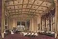 Dining Room, Windsor Castle, entworfen durch Wyatville (1824-1840)