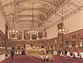 Waterloo chamber, Windsor Castle, enworfen von Wyatville (1824-1840)