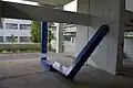 Eingang mit Kunst am Bau (2024)