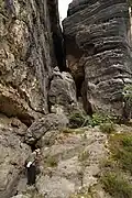 Aufstieg zur Klufthöhle