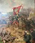 Władysław Szujski Tod in der Schlacht von Sillery.