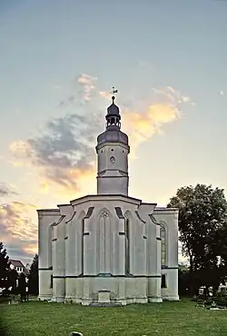 Ruine der Patronatskirche in Klein-Wölkau