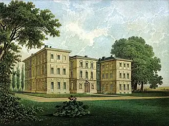 Schloss Wolde um 1860, Sammlung Alexander Duncker (1945 abgebrochen)