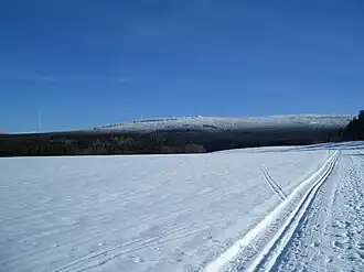… und im Winter mit Sender Torfhaus/Harz im Hintergrund