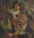Agnes Weinrich (1873–1946): Woman with Flowers, ca. 1920