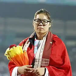 Lu Xiaoxin Rang elf mit 58,55&nbsp;m