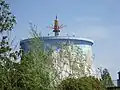 Kettenkarussell Vertical Swing im Wunderland Kalkar (nie in Betrieb gegangenes Atomkraftwerk)