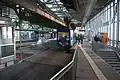 Hinterer Bereich des Abfahrtsbahnsteigs, 2015
