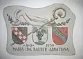 Wappen der Äbtissin Ida Maria Räber