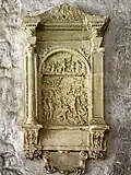 Eines der zahlreichen Epitaphe im Kreuzgang