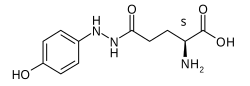Strukturformel von Xanthodermin