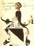 Wappen der Martin von Mergentheim im Ingeram-Codex