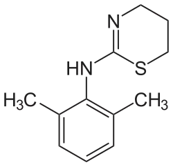 Strukturformel von Xylazin