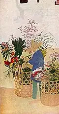 Blumenverkäuferin