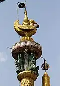 Bekrönung einer Säule