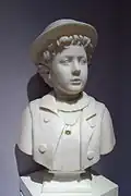 Young Boy von Longworth Powers, ca. 1870–1880, Marmor