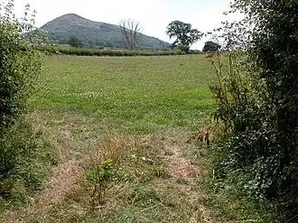 Ysgyryd Fawr von Norden gesehen.