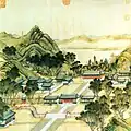 Portal der rechtschaffenen Klarheit (Vierzig Ansichten des Yuanming Yuan 1744)