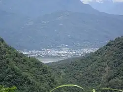 Blick von der Provinzstraße 30 im Haian-Gebirge auf Yuli