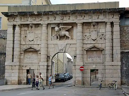 Das Landtor – die Porta Terraferma von Zadar