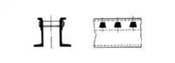 Zahnstange System Riggenbach-Pauli
