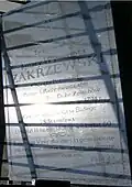 Der Grabstein von Zakrzewski