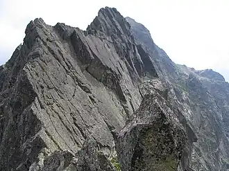 Blick vom Höhenweg Orla Perć