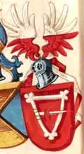 Wappen derer von Zödlötz in Konrad Grünenbergs Wappenbuch, 1602–1604
