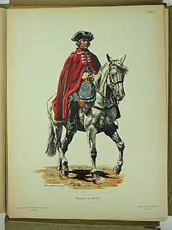 Bayerischer Hartschier um 1720