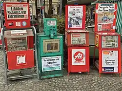 Zeitungsständer in München (2022)
