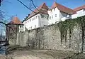 Schloss Moritzburg, südliche Zwingermauer