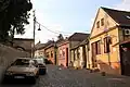 Die Sinđelićeva-Straße führt aus der Zemuner Altstadt auf den Gardoš-Hügel