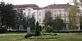 Fassade zum Park