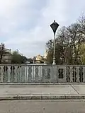 Geländer der Zenneckbrücke Blickrichtung Norden