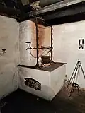Historische, heute noch authentisch ausgestattete Schwarze Küche