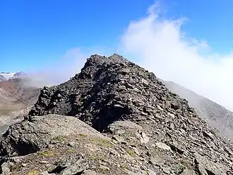 Letzte Meter auf dem Südwestgrat des Zerminigers