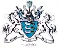 Wappen mit Schildhaltern im Wappenbuch des Königreichs Hannover und des Herzogthums Braunschweig, 1852