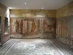 Spätantoninisch-severische Wandmalerei (Zeugma)