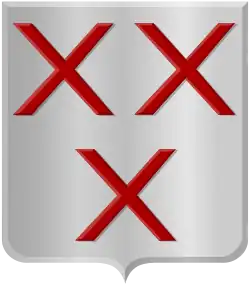 Wappen des Ortes Zevenbergen