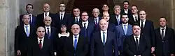 Gruppenfoto der Regierung