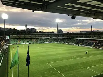 Blick in das Stadionul Zimbru (2023)