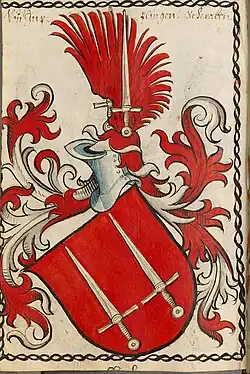 Familienwappen der von Zipplingen nach dem Scheiblerschen Wappenbuch