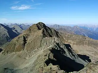 Der Zischgeles aus Süden von der Schöntalspitze