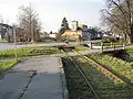 Provisorisches Streckenende bei Zistersdorf Stadt