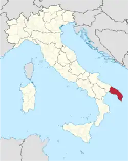 Karte von Salento