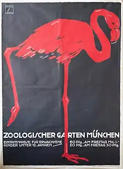 Plakat für den Münchner Tierpark Hellabrunn (1912)